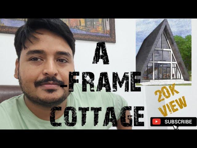 A frame cottage in India | resort cottage design #landscaping #resort #construction #prefabhouses