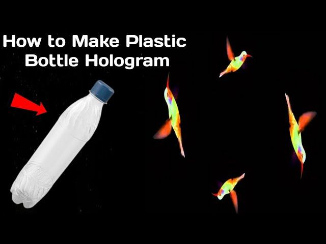 How to make 3D Hologram with Plastic Bottle |  Coca Cola Bottle Hologram | Amazing Tutorial.
