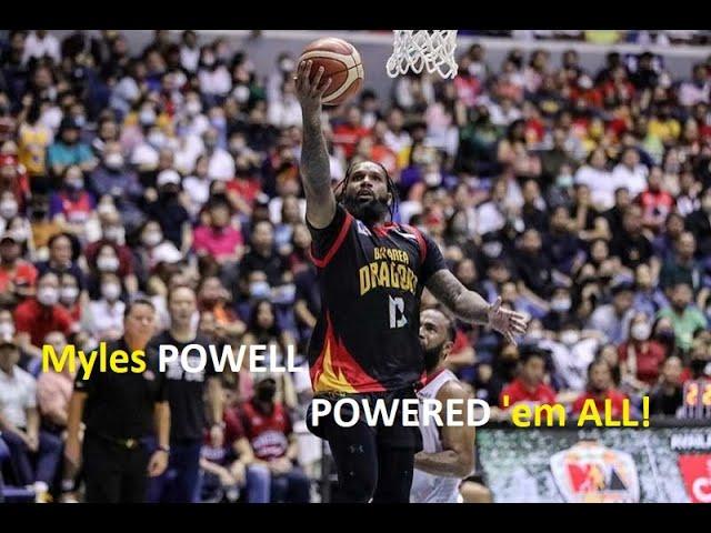 Myles Powell Highlights ||  PBA Finals: Game 6 Bay Area Dragon  Vs Gin Kings