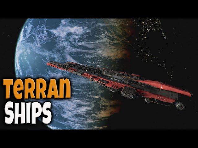 Terran ships of the Cradle of Humanity Expansion | X4: Foundations Preview