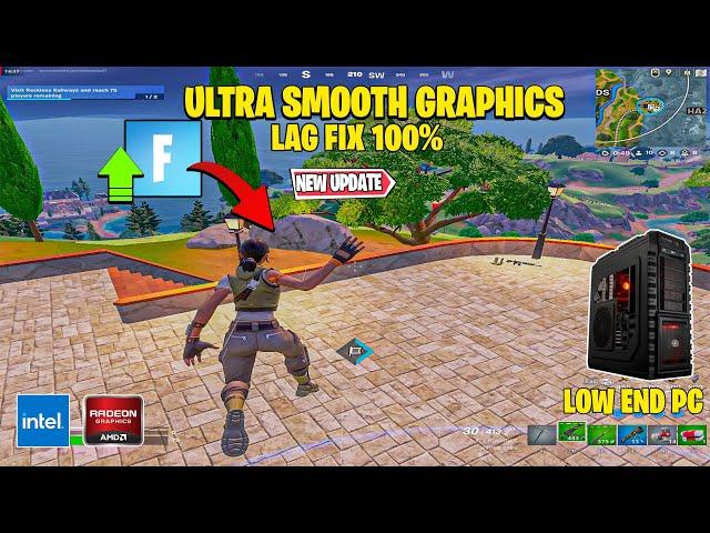 How to Fix Micro Stuttering/Freezing/Lag In Fortnite Chapter 5!  (Low-End PC/Laptop)