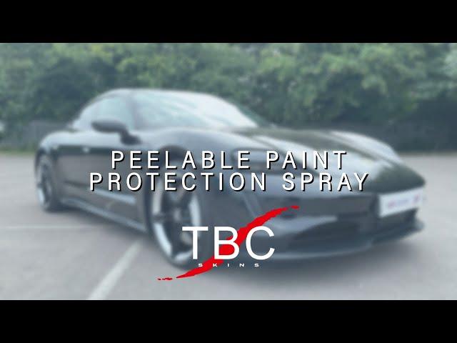 PEELABLE PAINT PROTECTION SPRAY TBC Skins 2021 Porsche Taycan 4S