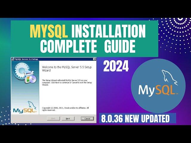 How to install MySQL on Windows 10/11 [ 2024 Update ] MySQL Server & MySQL Workbench Complete Guide