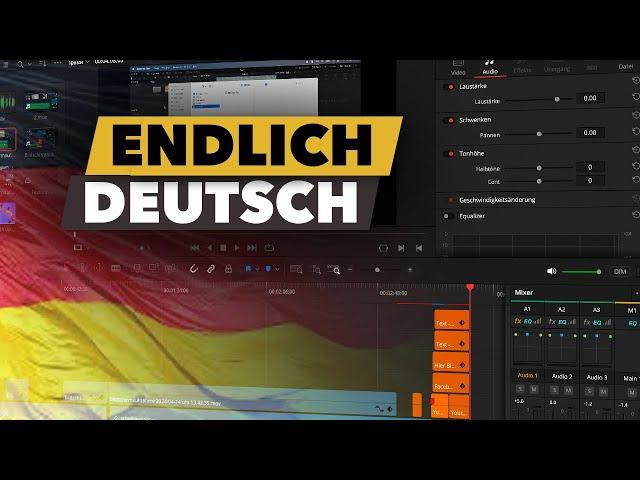 Kein Scherz: Davinci Resolve 19 gibt's jetzt komplett auf deutsch!