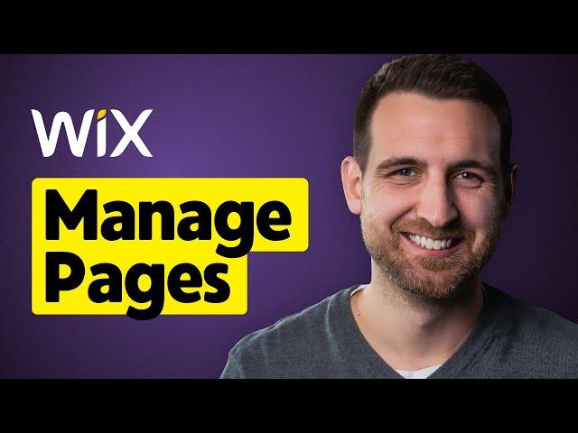 How to Manage and Edit Pages on Wix