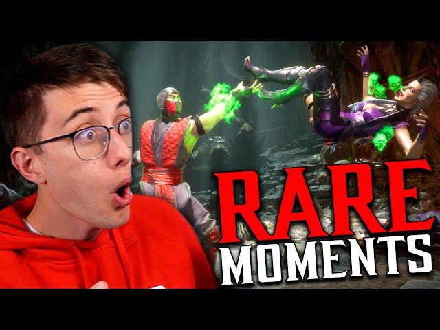 30 RARE MOMENTS in Mortal Kombat 11