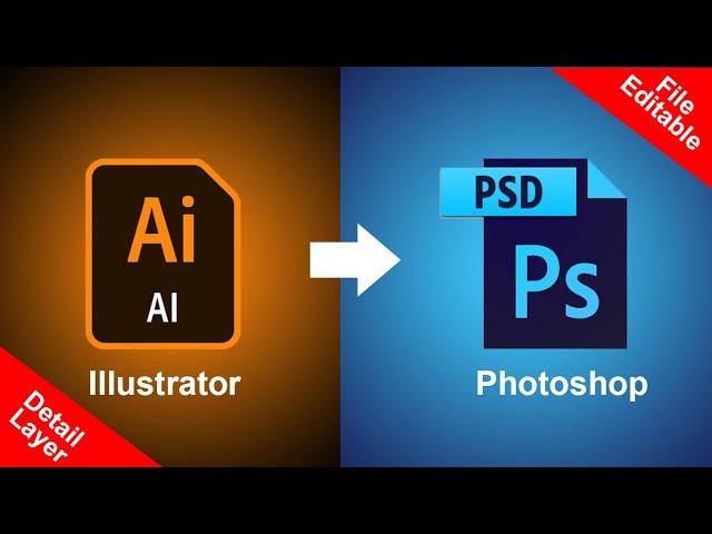 [ PSD Editable ] Cara Mudah Merubah File .Ai menjadi .PSD Detail Layer Editable