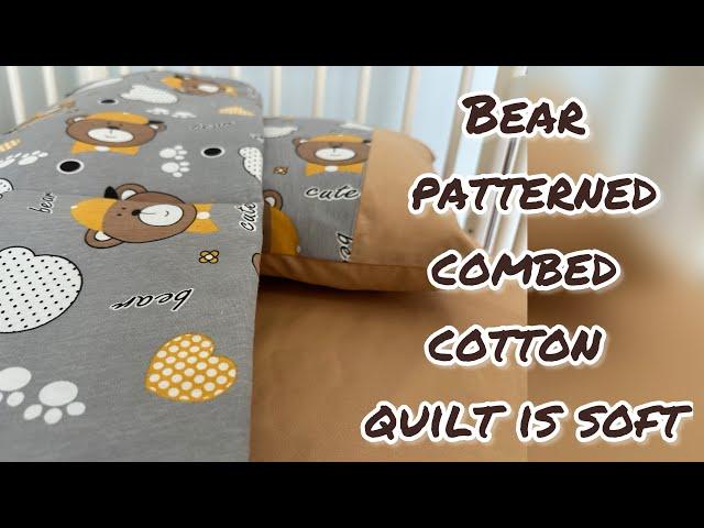 Sewing a Bear Patterned Quilt Sleeping Set