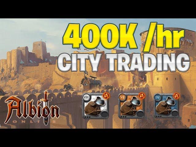 400k+/HOUR City Trading |  Albion Online  (Silver Making Guide)