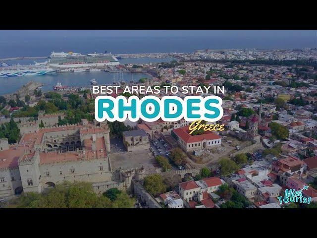 ️ Where to Stay in Rhodes: Explore Historic Areas and Seaside Resorts + Map! ️