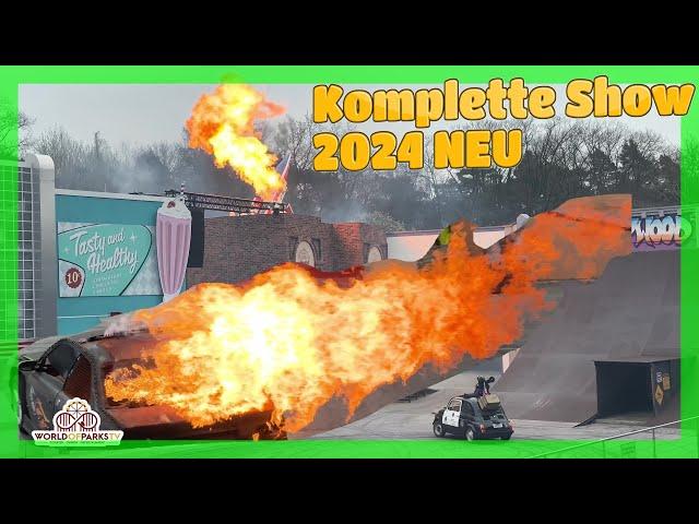 Movie Park Germany 2024 - Operation Red Carpet - The Action Stunt Show – Komplette Show - Crazy Cops