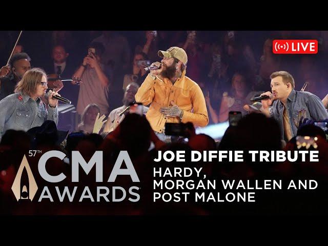 HARDY, Morgan Wallen & Post Malone – Joe Diffie Tribute Medley | Live at CMA Awards 2023