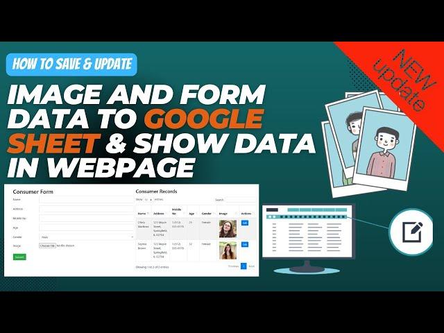 Create a Dynamic Form with Google Apps Script & Google Sheets | Save Data & Images Automatically