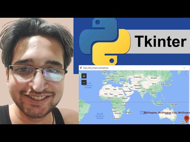 Python 3 Tkinter Google Maps API Example to Display Maps & Markers Using TkinterMapView Library