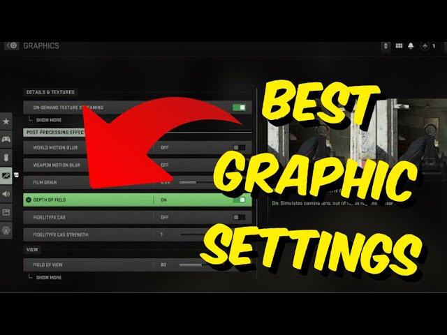 Best Graphic Settings To Use In Modern Warfare 2 (MW2 PS5)