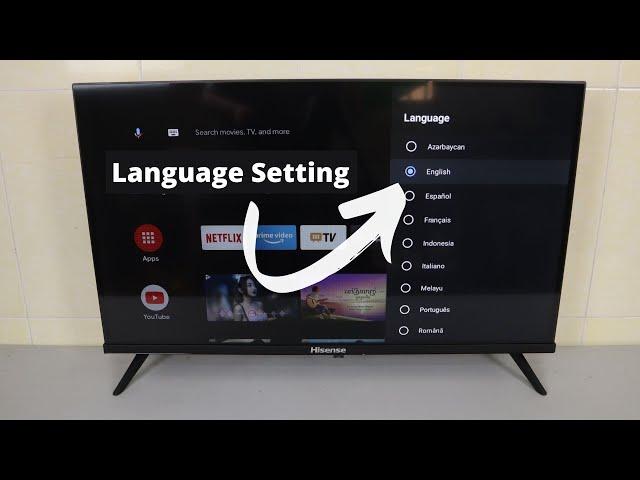 How to Change Language on Hisense Smart TV