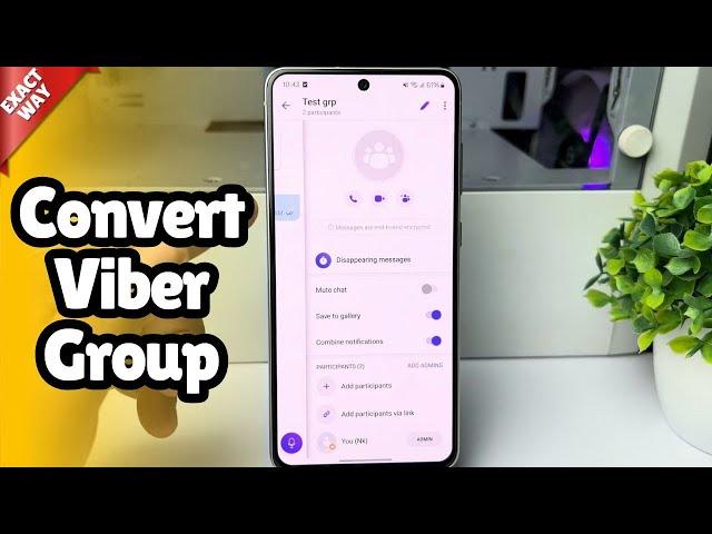 How to convert viber group to community (2025)