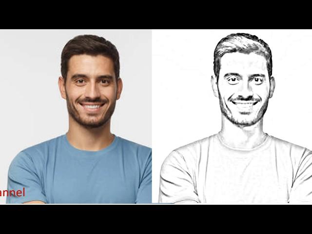 How to turn pencil sketch of an image in Photoshop 7 0/Photoshop tutorial