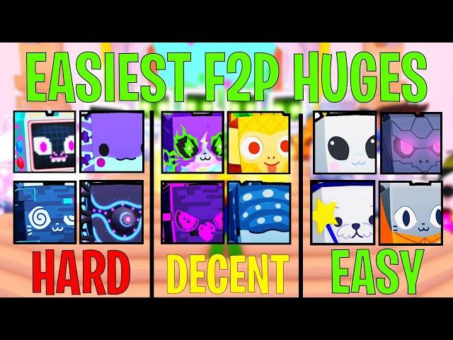 THE *EASIEST* F2P HUGES YOU CAN GET IN PET SIMULATOR 99