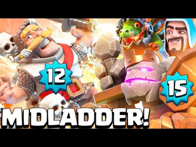 RAGING on MID-LADDER - Clash Royale