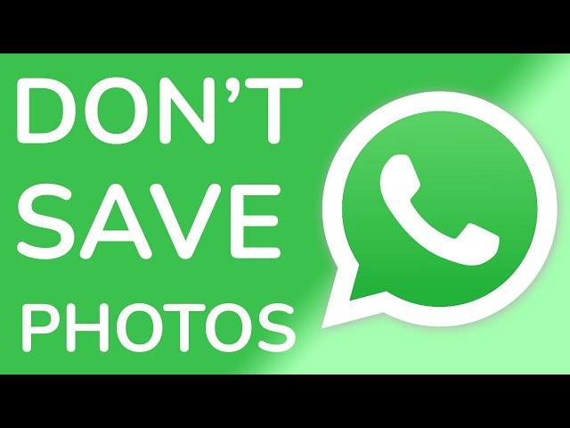 How to stop saving WhatsApp media to your phone's gallery?