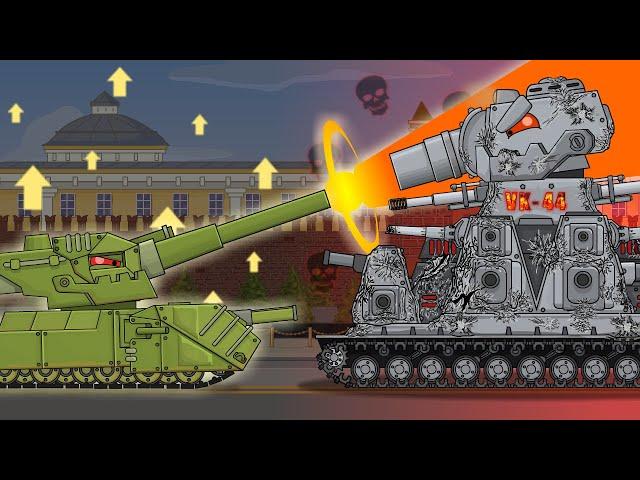 Armour-piercing shot by the ArtaMonster. Cartoons about tanks