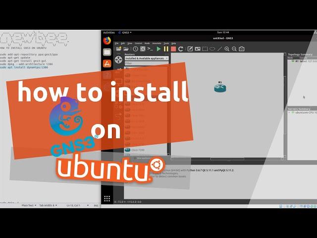 HOW TO INSTALL GNS3 ON UBUNTU