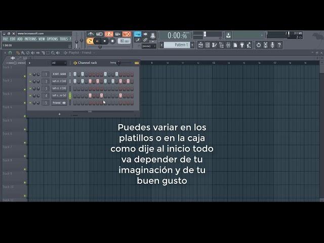 FL STUDIO 12 TUTORIAL HIP HOP FACIL DE APRENDER | DRUM PATTERNS