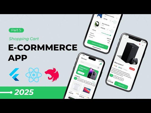 Build a Modern E-Commerce App in 2025: Flutter, NestJS & React (Part 5 – Shopping Cart with Flutter)