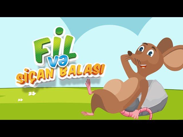 Fil və siçan balası - Nağıllar (Azərbaycan dilində uşaq cizgi filmləri)