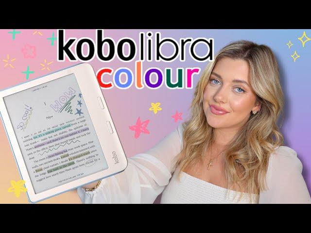 Kobo Libra COLOUR! Unboxing + Tips & Tricks!   + custom screensaver