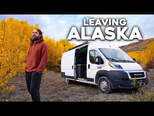 Cozy Fall Vanlife Camping in ALASKA