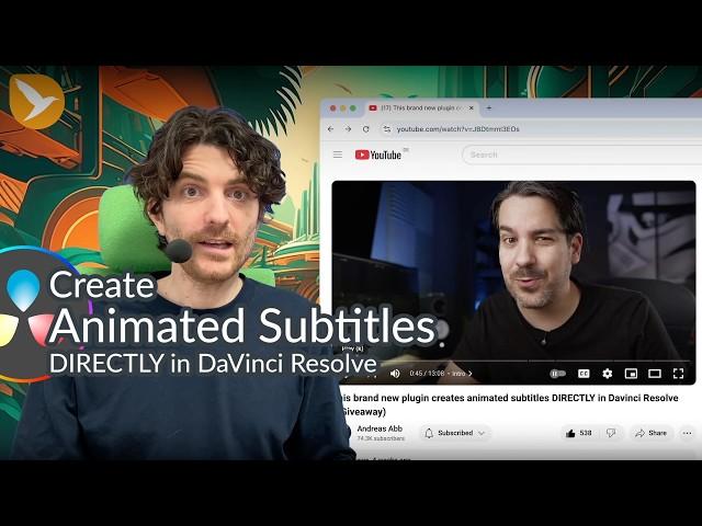 Create Animated Captions in DaVinci Resolve – Fast & Easy using Caption Cat! 