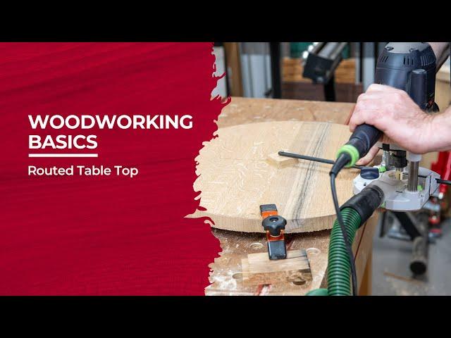 Tips on How To Rout A Table Top - Woodworking Basics