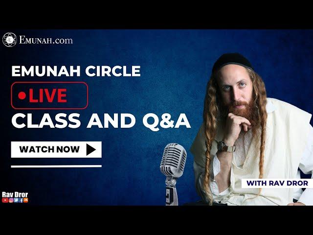 In Times of Darkness (Live Class and Q&A With Rav Dror)