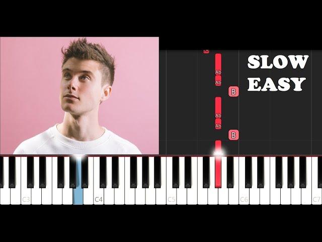 Alec Benjamin - Let Me Down Slowly (SLOW EASY PIANO TUTORIAL)