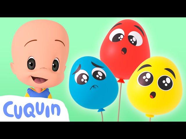 Learn colors with Cuquín and his Baby Balloons   Educational videos for children