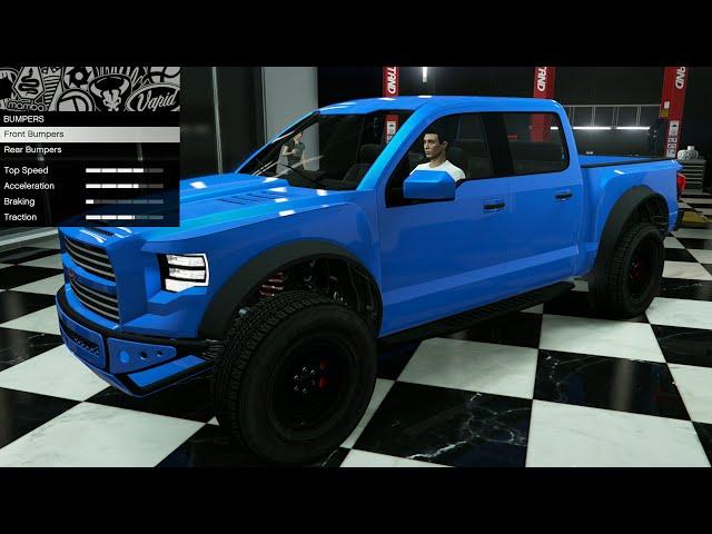 GTA 5 - Past DLC Vehicle Customization - Vapid Caracara 4x4 (Ford Raptor)