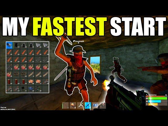 My FASTEST START EVER - Rust Console Edition