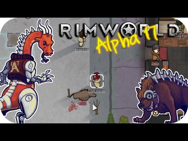 Rimworld Alpha 17 - 5. Madness & Mechanoids - Let's Play Rimworld Gameplay