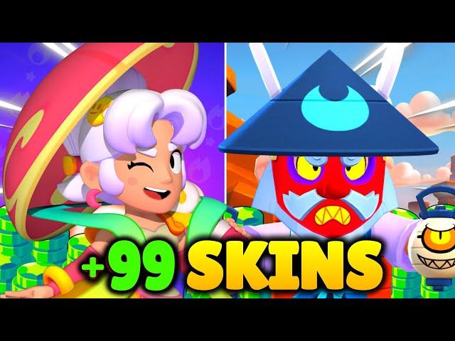  COMPRÉ +99 Skins De Brawl Stars 