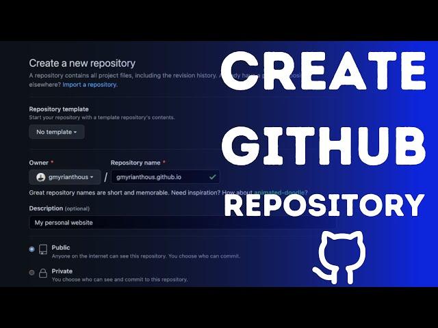 How To Create A GitHub Repository (2024)