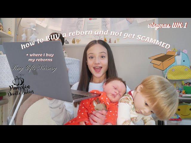 How to Buy a Reborn Doll and NOT Get SCAMMED | Vlogmas WK 1