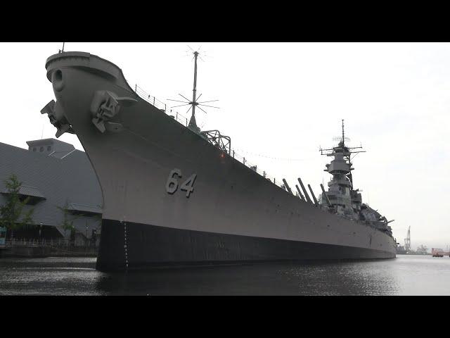 USS Wisconsin Battleship Guided Tour with Veteran