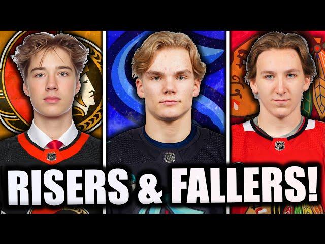 RISING & FALLING PROSPECTS BEFORE THE 2024 NHL DRAFT…