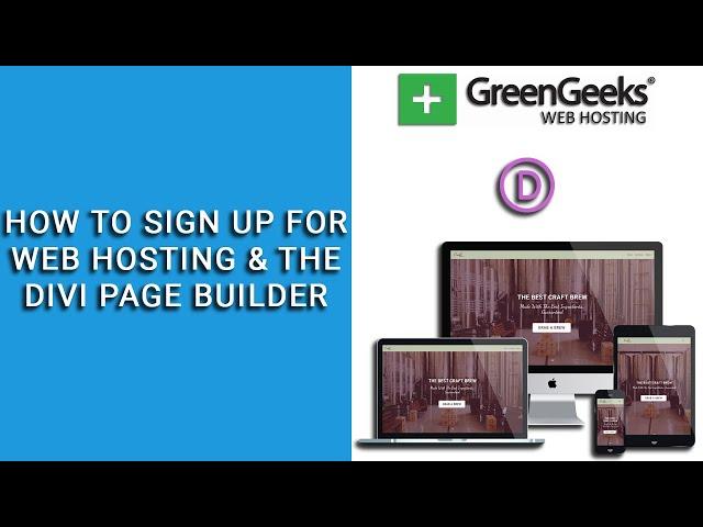 How to Sign Up for Web Hosting and Divi