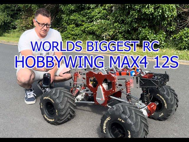 WORLDS BIGGEST RC CAR GETS 12S POWER!! PRIMAL RC RAMINATOR MAX4 CONVERSION