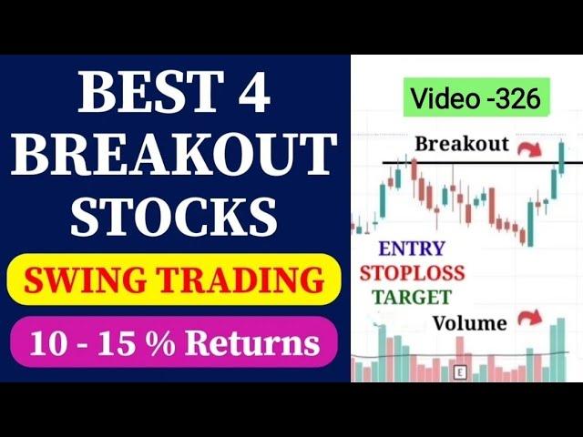 Best 4 Breakout Stocks For Tomorrow //Breakout Stocks For Swing Trading //Swing Stocks For Next Week