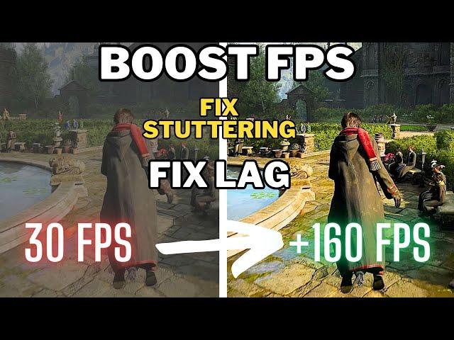 How to COMPLETELY FIX Hogwarts Legacy PC FPS Issues! PC Optimization Guide!