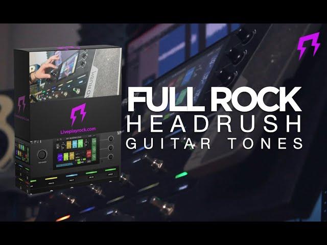 Full Rock Pack | HEADRUSH | Guitar presets by Liveplayrock #headrush #pedalboard #gigboard #mx5